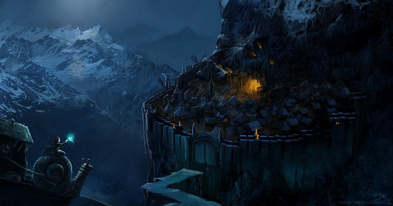 sintel town concept